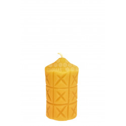 4 bougies chandelles lisses moulées en cire d'abeille - L'Alchimie des  Bougies