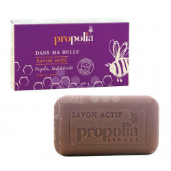 PROPOLIA - SAVON ACTIF MIEL-PROPOLIS-KARITÉ (PAIN DE 100 G)