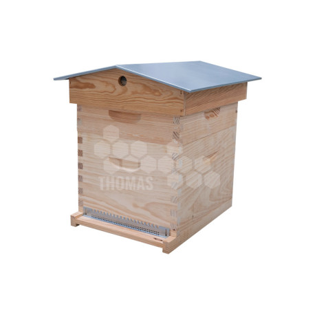 Pour les apiculteurs : Ruche montagne 10 cadres Dadant toit chalet
