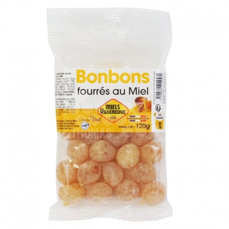 CONFISERIE DOUCES SAVEURS BOULES FOURREES MIEL 120 GR