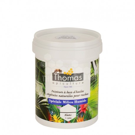 PEINTURE TROPICALISEE THOMAS® BASE VEGETALE BLANC (1 L)