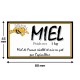 ÉTIQUETTES MIEL MODÈLE "MIEL ABEILLE" - AUTOCOLLANTES AU ROULEAU