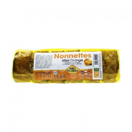 CONFISERIE - NONNETTES MIEL ORANGE (Le Paquet de 6)