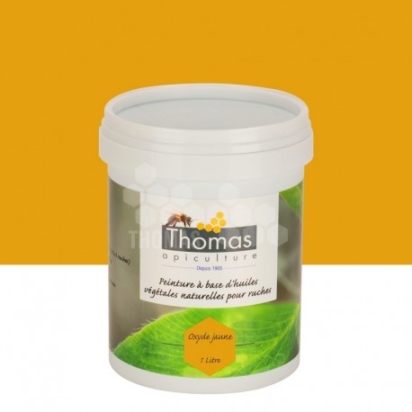 Peinture de protection aux huiles végétales Thomas® 1 L - Oxyde jaune