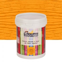 Lasure de protection satinée végétale Thomas® 1 L - Jaune abricot