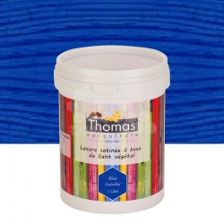 Lasure de protection satinée végétale Thomas® 1 L - Bleu caraïbes